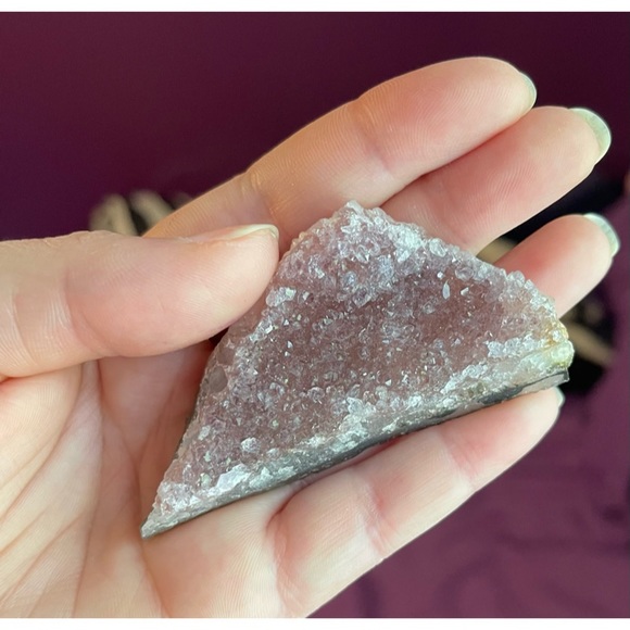🌸✨NEW Modern Alchemy Creative Pinkish Purple Druzy Crystal - Picture 14 of 14